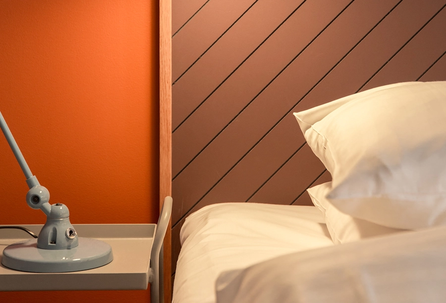 Detalj i superior rum på Hotel Noble House